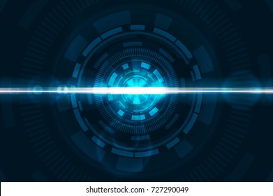 Technologie-Image von Interface. Futuristische Formen für Ihr Konzept-Design. Die Zukunft berühren