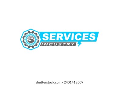 Logo del equipo de la industria de la tecnología, símbolo de icono moderno.