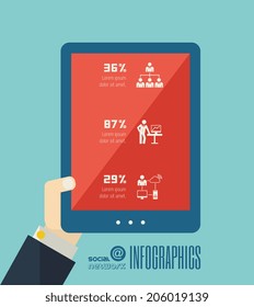 Technology Infographic Element