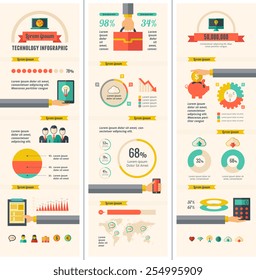 Technology Infographic Elements