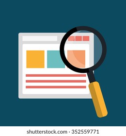 Technology and information graphic design, vector illustration eps10