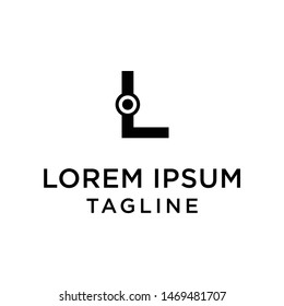 technology initial Letter L Logo design template