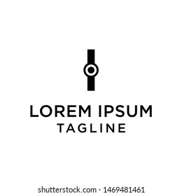 technology initial Letter I Logo design template