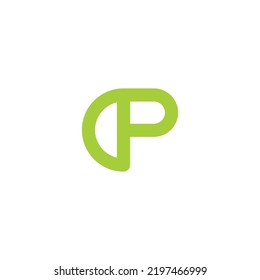 technology initial PI logo icon illustration