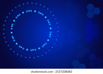 tecnologia inovação fundo abstrato. polígono e pontos designer em fundo abstrato.