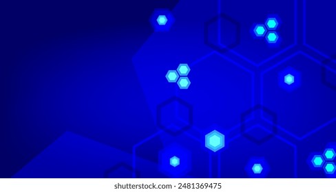 Technology innovation background. Abstract geometric, information-technology, digital-technology. For cover, poster, banner. Vector illustration EPS10