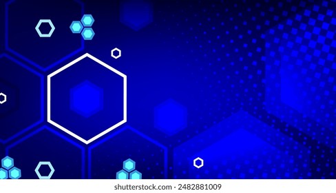 Technology innovation background. Abstract geometric, information-technology, digital-technology. For cover, poster, banner. Vector illustration EPS10