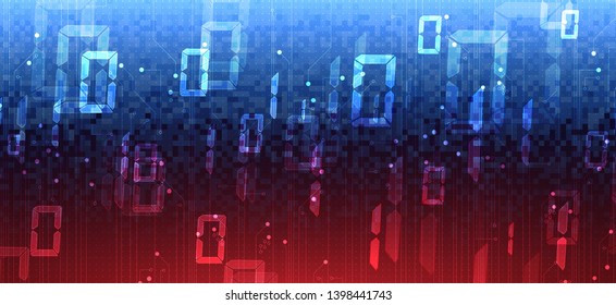 Technology innovation background, idea of global business solution
