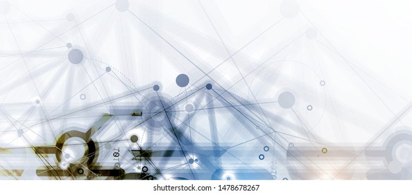 Technology innovation background, idea of global business solution