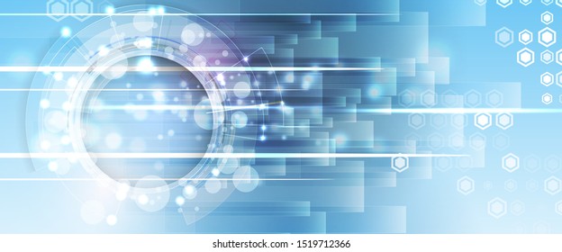 Technology innovation background, idea of global business solution