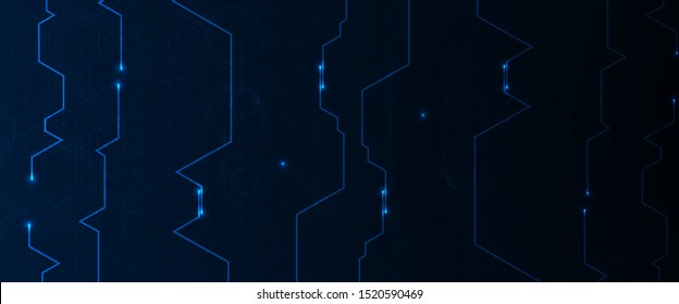 Technology innovation background, idea of global business solution