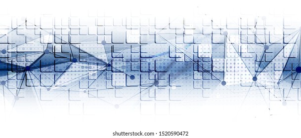 Technology innovation background, idea of global business solution