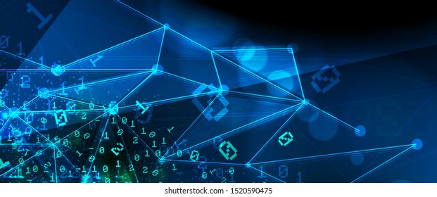 Technology innovation background, idea of global business solution