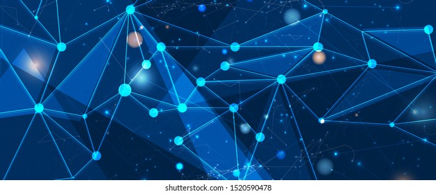 Technology innovation background, idea of global business solution