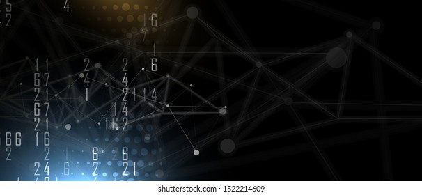 Technology innovation background, idea of global business solution