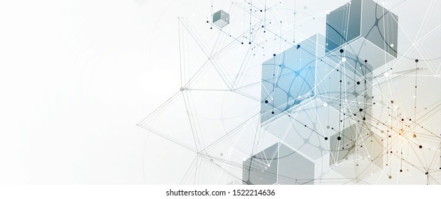 Technology innovation background, idea of global business solution