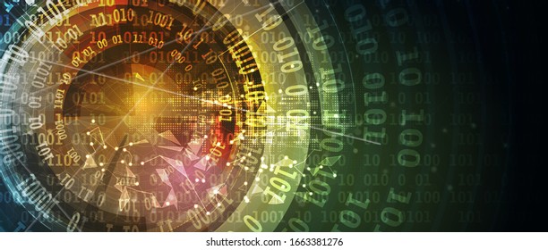 Technology innovation background, idea of global business solution
