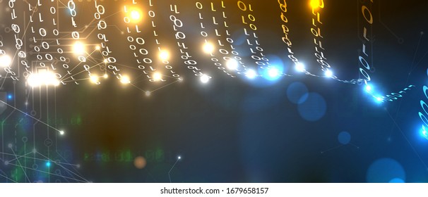 Technology innovation background, idea of global business solution