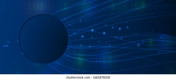 Technology innovation background, idea of global business solution