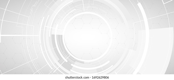 Technology innovation background, idea of global business solution