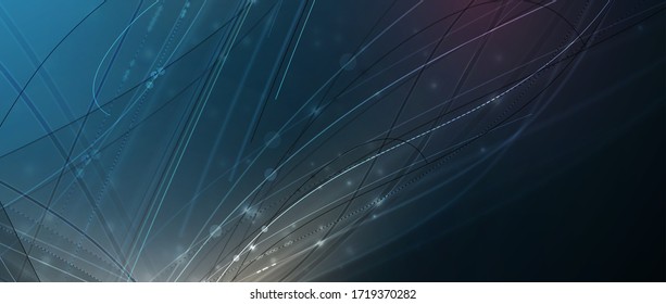 Technology innovation background, idea of global cyber business solution