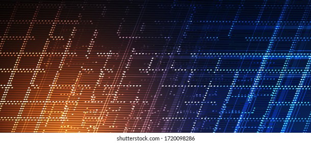 Technology innovation background, idea of global business solution