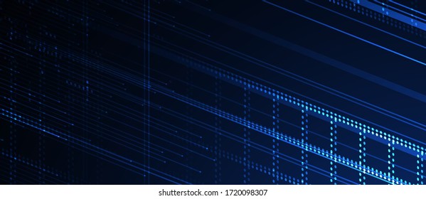 Technology innovation background, idea of global business solution