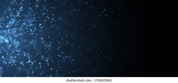 Technology innovation background, idea of global business solution