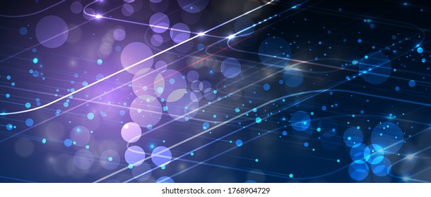 Technology innovation background, idea of global business solution
