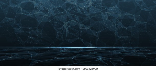 Technology innovation background, idea of global business solution