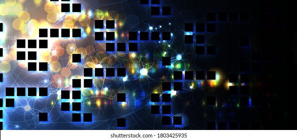 Technology innovation background, idea of global business solution