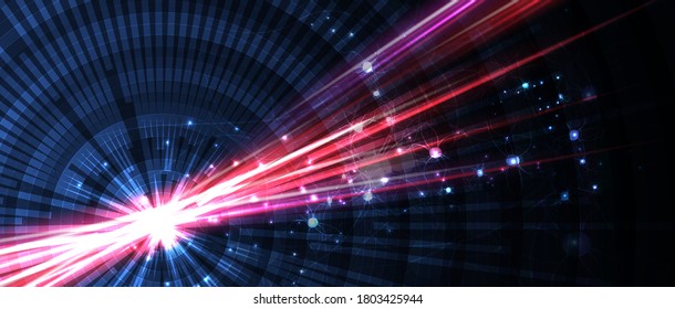 Technology innovation background, idea of global business solution