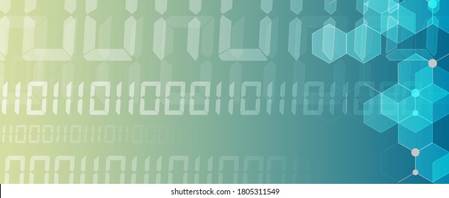 Technology innovation background, idea of global business solution