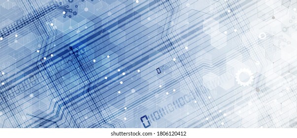 Technology innovation background, idea of global business solution