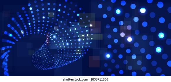 Technology innovation background, idea of global business solution