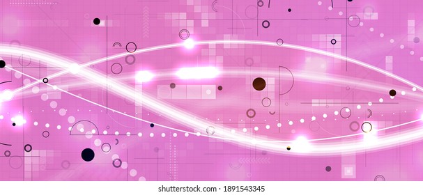 Technology innovation background, idea of global business solution