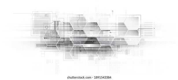 Technology innovation background, idea of global business solution