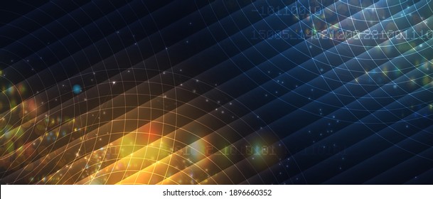 Technology innovation background, idea of global business solution