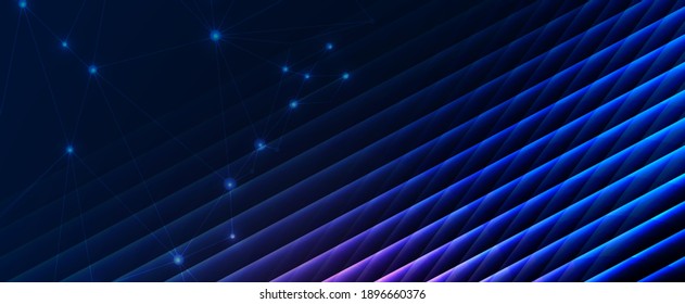 Technology innovation background, idea of global business solution