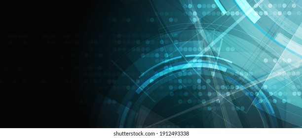 Technology innovation background, idea of global business solution