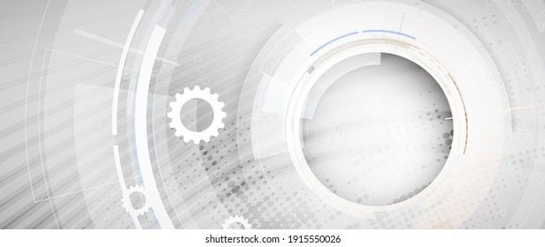 Technology innovation background, idea of global business solution