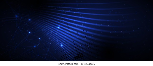 Technology innovation background, idea of global business solution