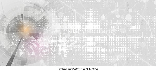 Technology innovation background, idea of global business solution