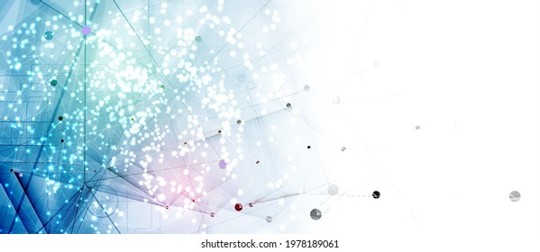 Technology innovation background, idea of global business solution