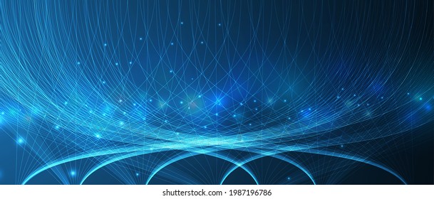 Technology innovation background, idea of global business solution