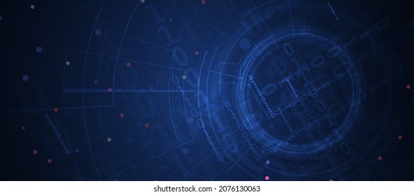 Technology innovation background, idea of global business solution