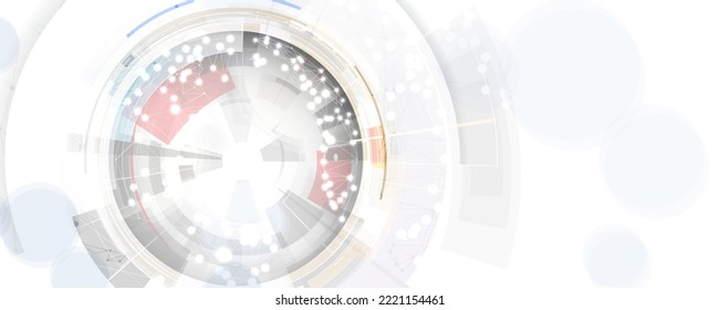 Technology innovation background, idea of global business solution