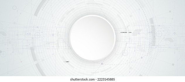 Technology innovation background, idea of global business solution