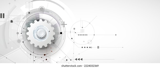 Technology innovation background, idea of global business solution