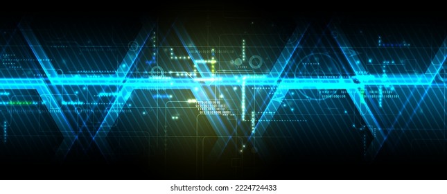 Technology innovation background, idea of global business solution
